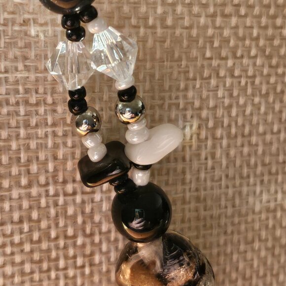 Murano Style Glass Calla Lily Necklace - Picture 5 of 6